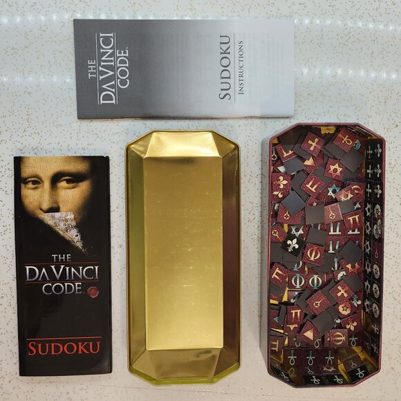 Magnetic DaVinci Soduko Game in Storage Tin - Picture 2 of 9